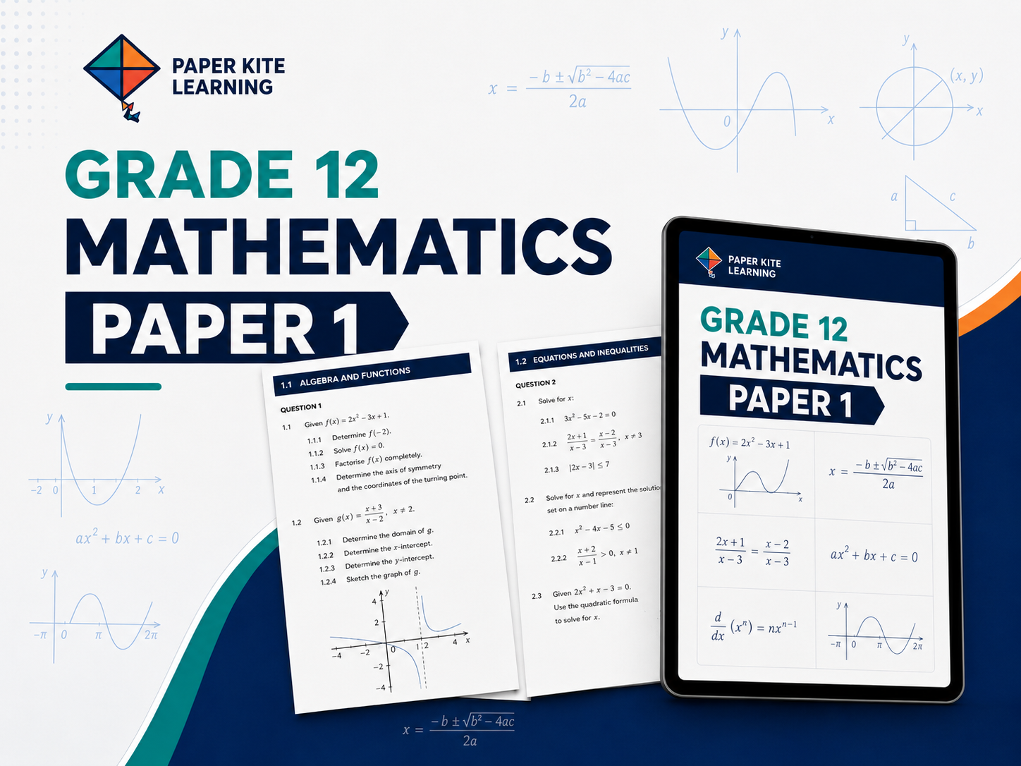 Grade 12 Mathematics Paper 1 thumbnail