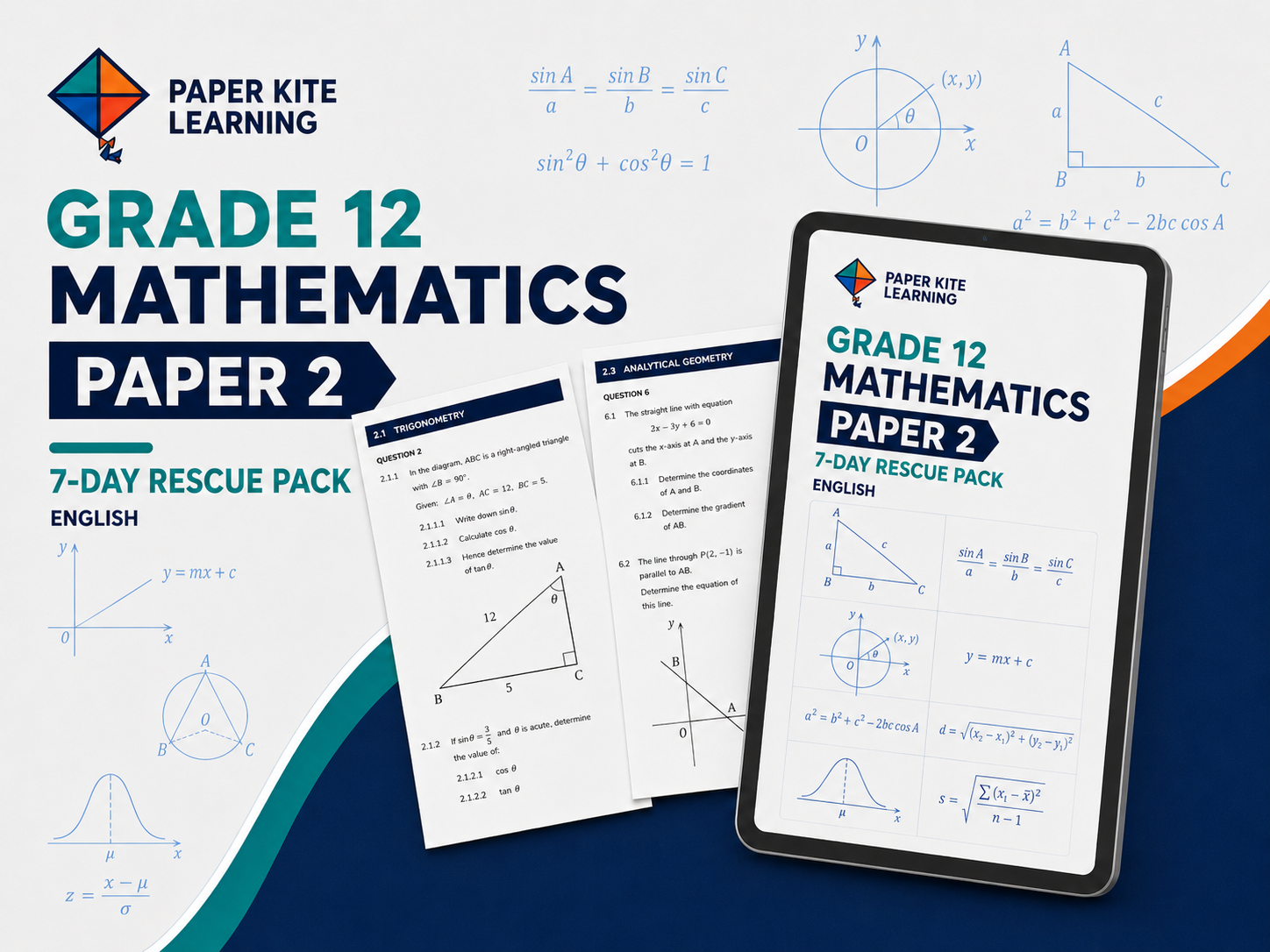 Grade 12 Mathematics — Paper 2 7-Day Rescue Pack